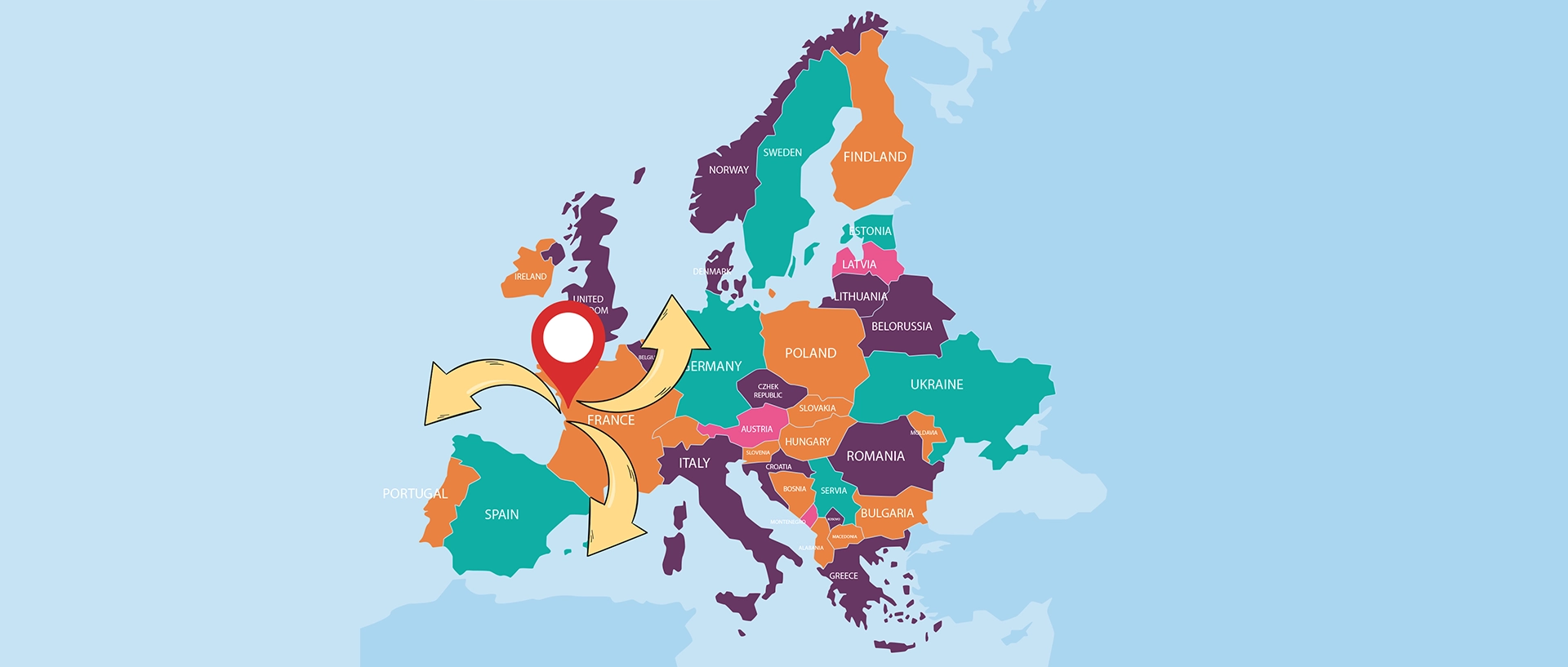 carte europe uap